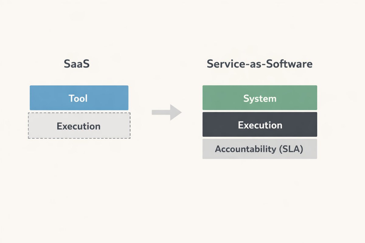 Software business transformation to accountability